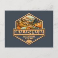 Bealach na Bà Scotland Travel Art Badge