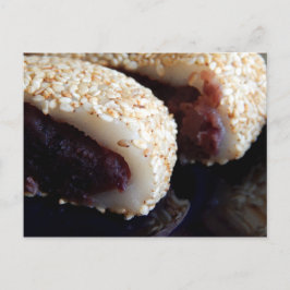 Postal Bean Pega Bun Rojo