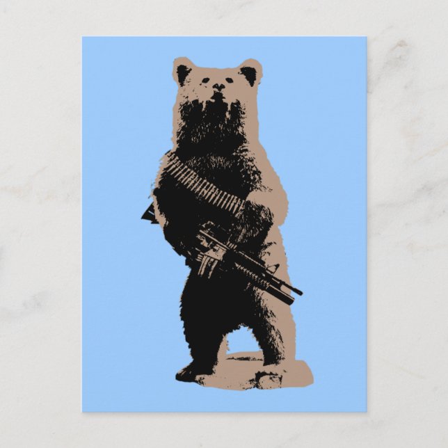 Postal Bear arms Grizzly Bear (Anverso)
