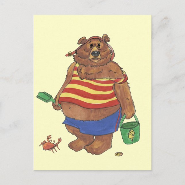 Postal Bear Beach (Anverso)