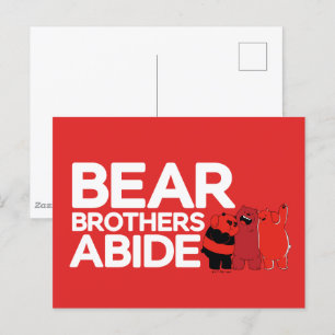 Postal Bear Bears - Bear Brothers Abide