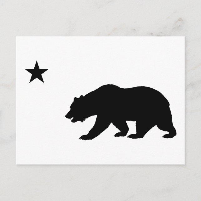 Postal Bear de California (Anverso)