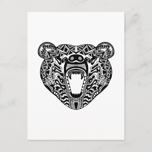 Postal Bear de estilo (Anverso)