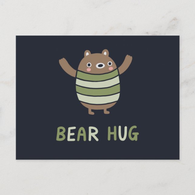Postal Bear Hug (Anverso)