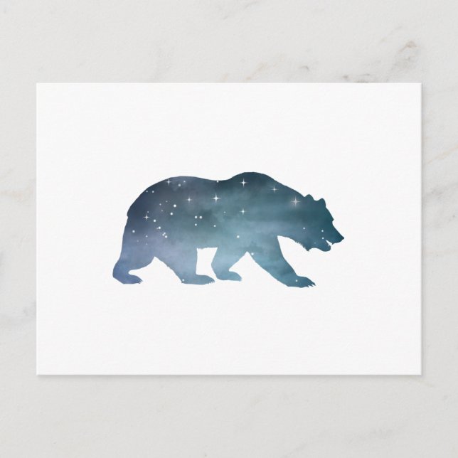 Postal Bear Silhouette (Anverso)