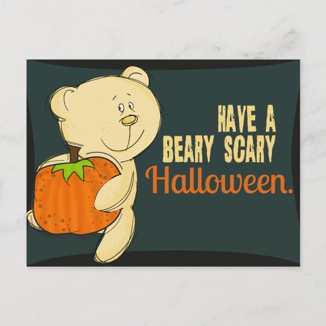 Postal Beary Scary Halloween (Anverso)