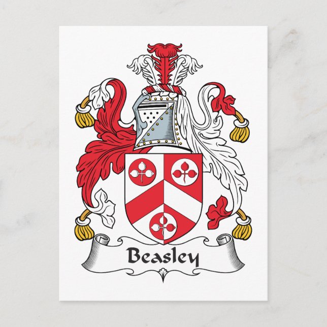 Postal Beasley Family Crest (Anverso)