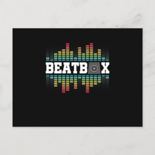 Postal Beatbox Hiphop Sound Beatboxer Rap Music DJ Gift