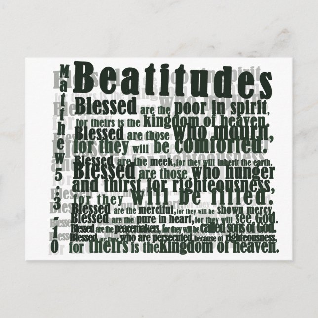 POSTAL BEATITUDES (Anverso)