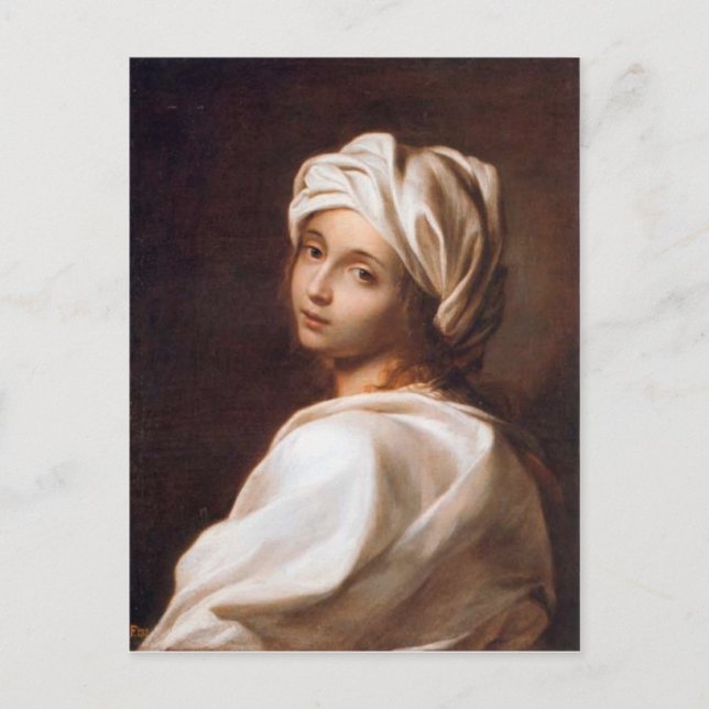 Postal Beatrice Cenci - Guido Reni (Anverso)