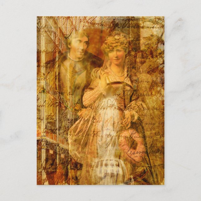 Postal Beatrice y Benedick (Anverso)