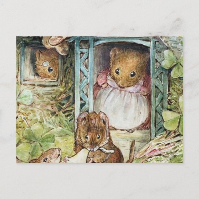 Postal Beatrix Potter Ginger Y Pickles (Anverso)
