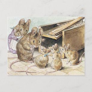 Postal Beatrix Potter, libros de historias para niños