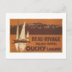 Postal Beau Rivage Palace Hotel Ouchy Lausanne