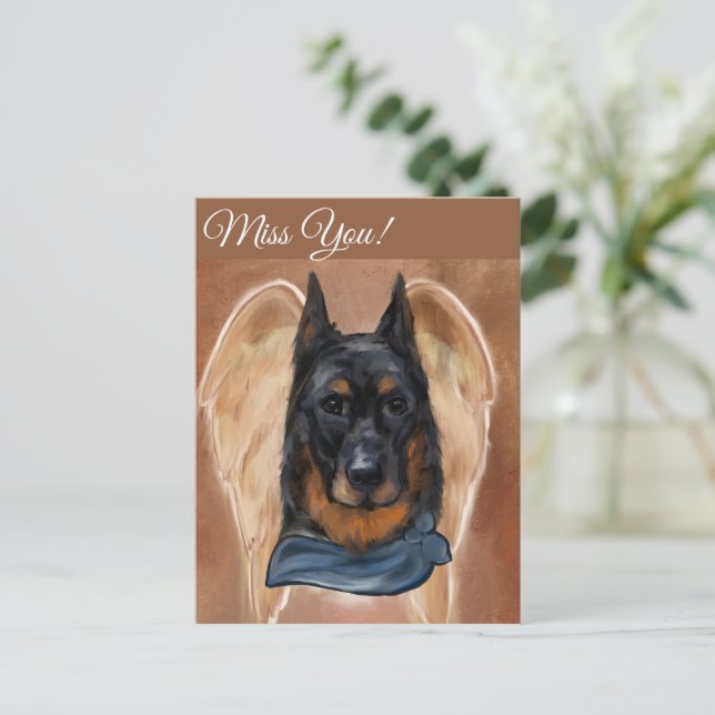 Postal Beauceron                       (Anverso de pie)