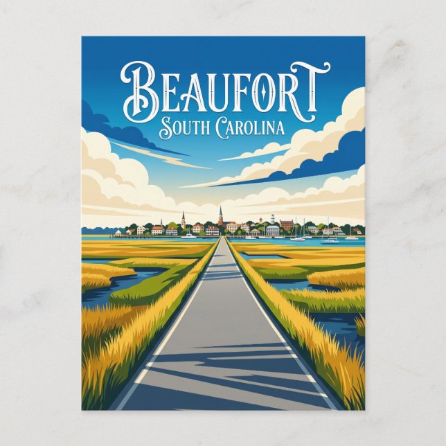 Postal Beaufort EE. UU. (Anverso)
