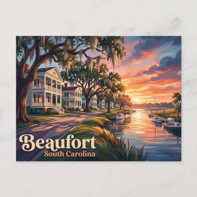 Postal Beaufort EE. UU. (Anverso)
