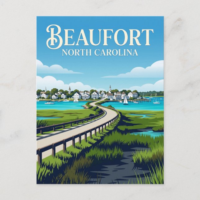 Postal Beaufort EE. UU. (Anverso)
