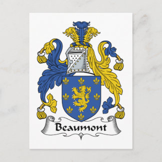 Postal Beaumont Family Crest
