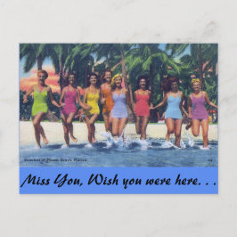 POSTAL BEAUTIDAS DE BAÑO