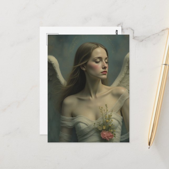 Postal Beautiful Angel (Anverso/Reverso In Situ)