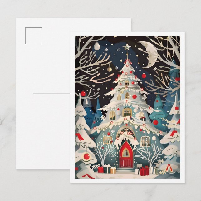 Postal Beautiful Christmas  (Anverso / Reverso)