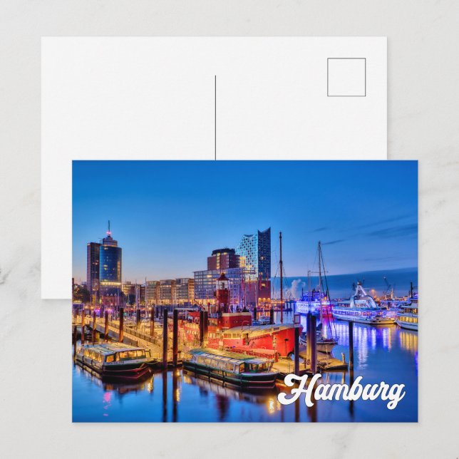 Postal Beautiful Hamburg, Germany (Anverso / Reverso)