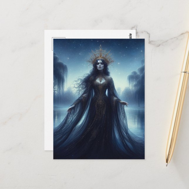 Postal Beautiful Queen of the Night (Anverso/Reverso In Situ)