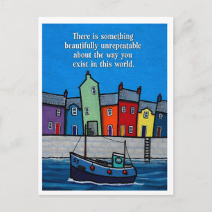 Postal Beautifully Unrepeatable Inspirational Coastal
