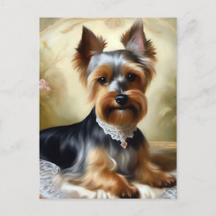 Postal Beauty Yorkshire Terrier Cute