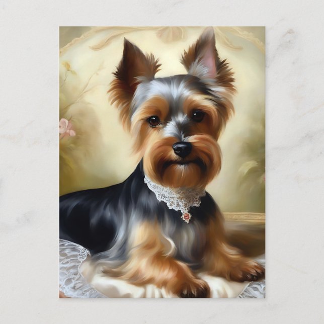Postal Beauty Yorkshire Terrier Cute (Anverso)