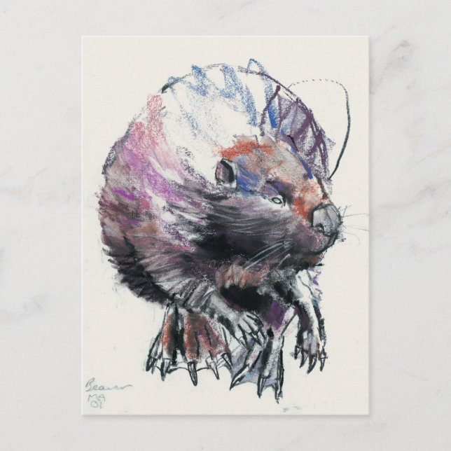 Postal Beaver 2001 (Anverso)