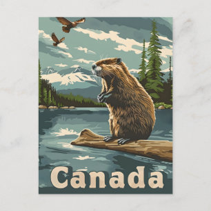 Postal Beaver de Canadá