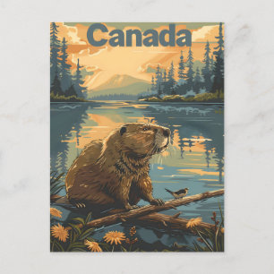 Postal Beaver de Canadá