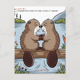 Postal Beaver Valentine