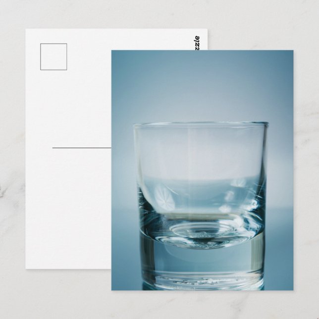 Postal Beba vidrio. Arte fino (Anverso / Reverso)