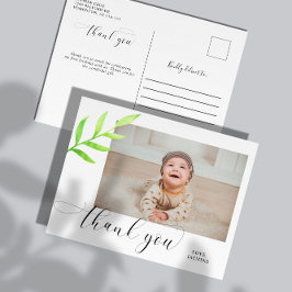 Postal Bebé 1 cumpleaños Gracias a los cambios en las acu