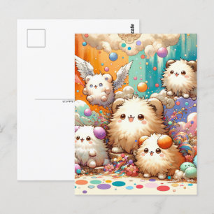 Postal Bebé, ardilla linda animal, posta