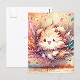 Postal Bebé, ardilla linda animal, posta