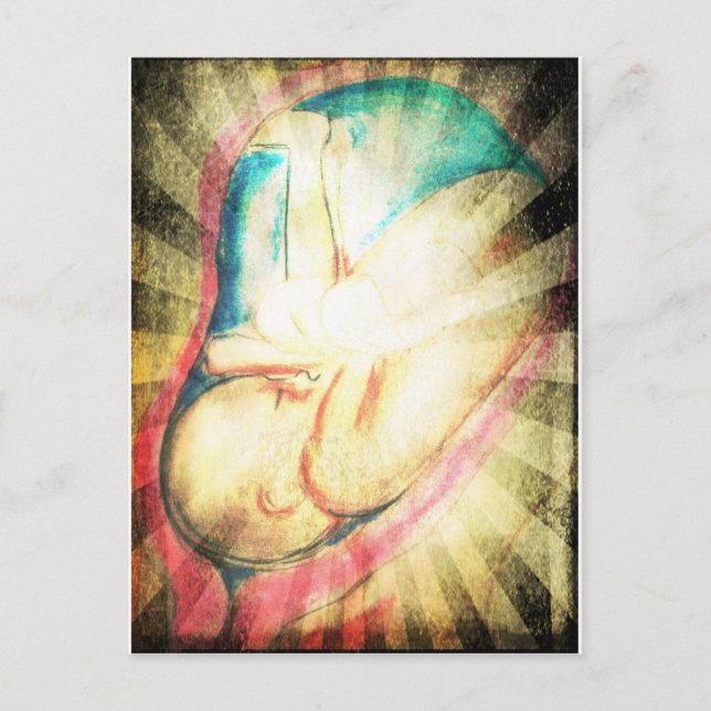 Postal Bebé bendito (Anverso)