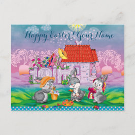 Postal Bebé conejo pequeño