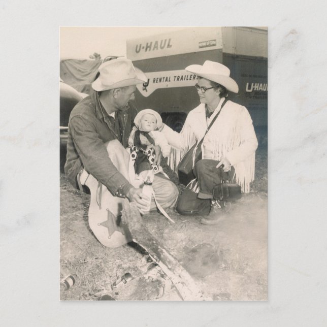 POSTAL BEBÉ COWBOY #48 (Anverso)