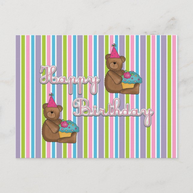 Postal bebé de cumpleaños (Anverso)