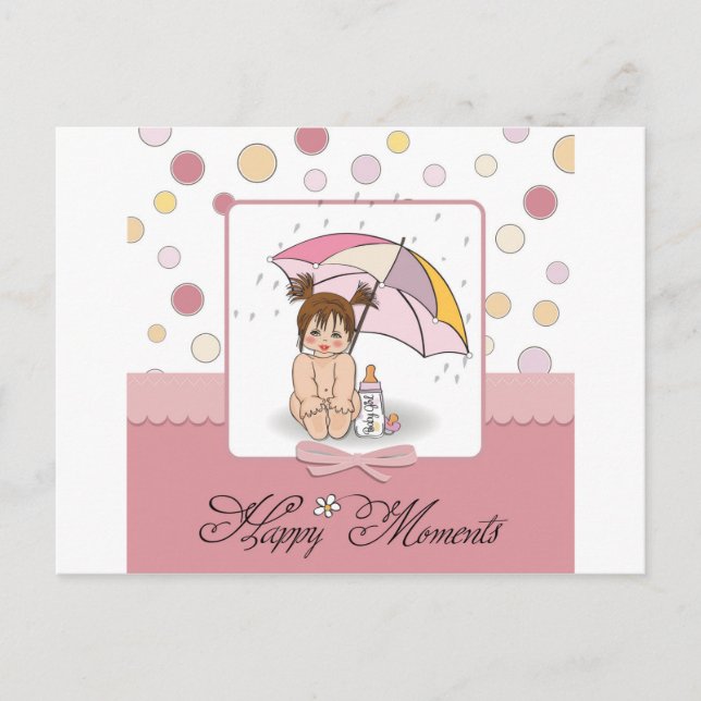 Postal bebé feliz (Anverso)