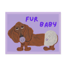 Bebé Fur Dachshund Cachorro