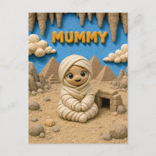 Postal Bebé Momia Adorable, Mítico