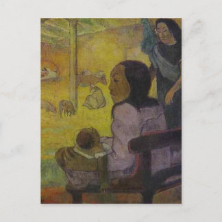 Postal Bebé (Natividad del Cristo Tahitiano) de Paul Gaug