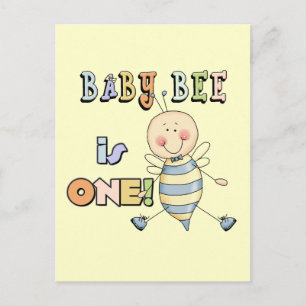 Postal Bebé niño bebe camisetas y regalos de primer cumpl