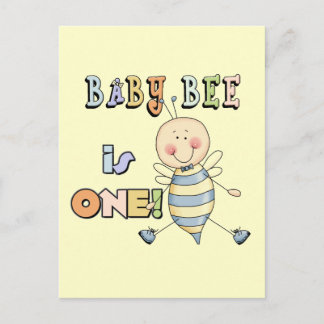 Postal Bebé niño bebe camisetas y regalos de primer cumpl