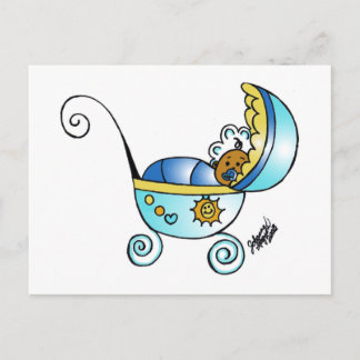 Postal bebé recién nacido